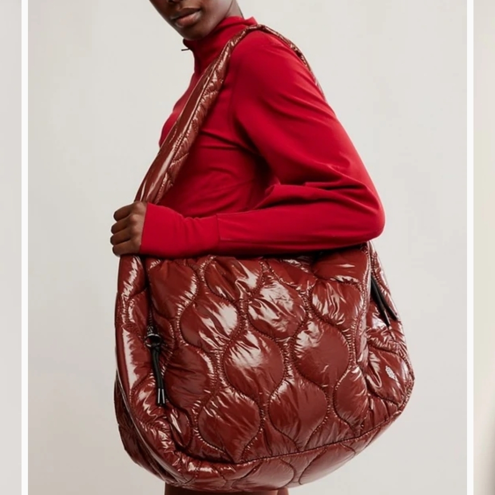 ๐FP Chic Quilted Brown Shoulder Bag
